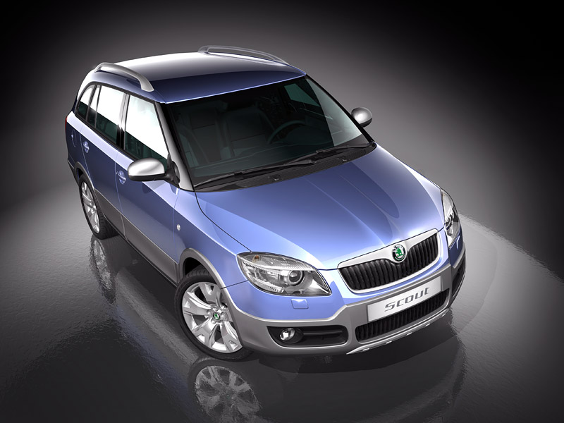 Illustration for article titled Skoda Fabia Scout Concept: Party Like It's 1999!